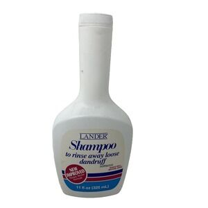 Lander Dandruff Shampoo To Rinse Away Loose Vintage